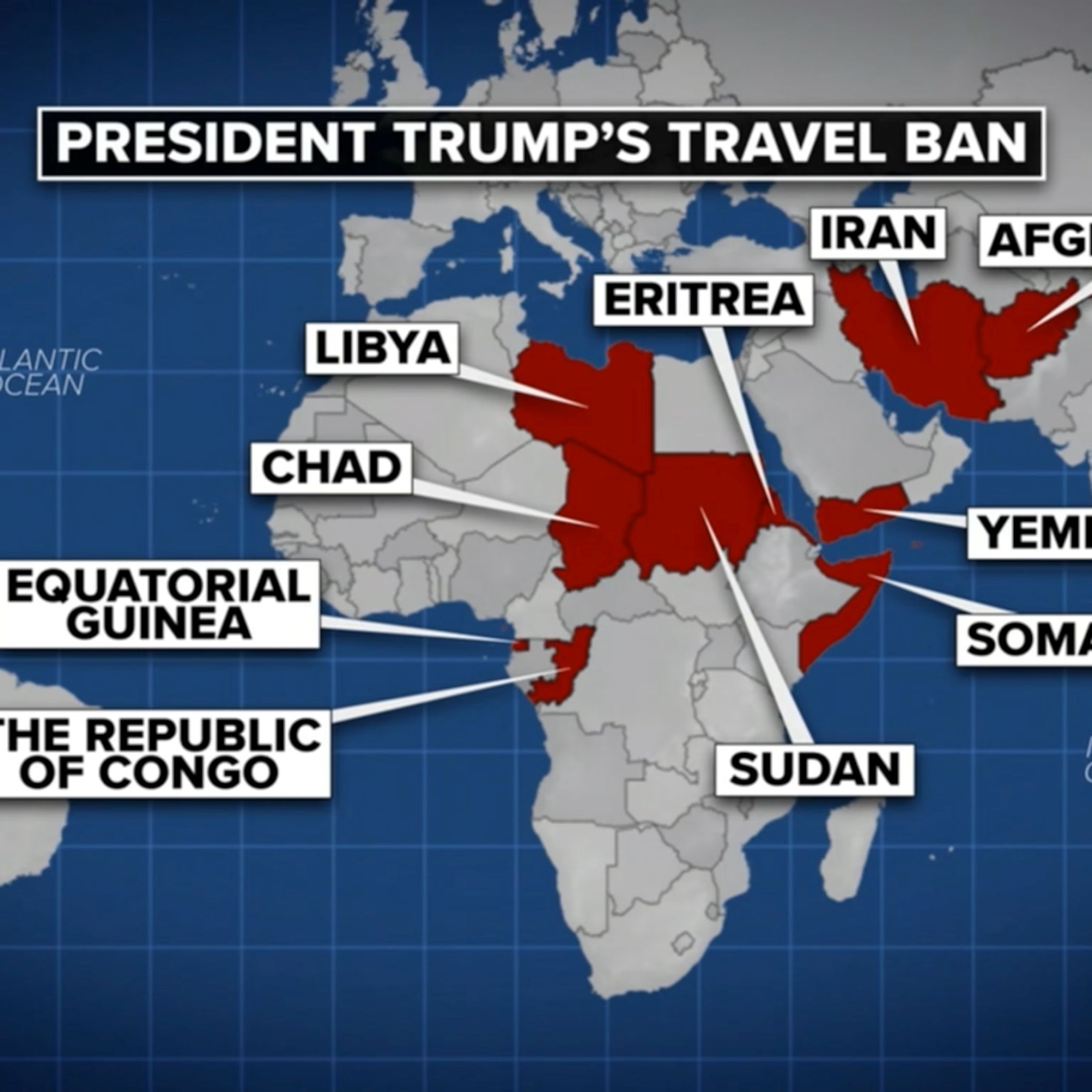 Read more about the article Trump says he doesn’t recognize “the Congo” – possibly explaining why his travel ban includes one Congo but not the other by Ehud Jones