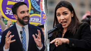 Read more about the article Mamdani makes DC debut as AOC and Sanders urge Democratic holdouts to meet the newcomer. By Katy Moore.
