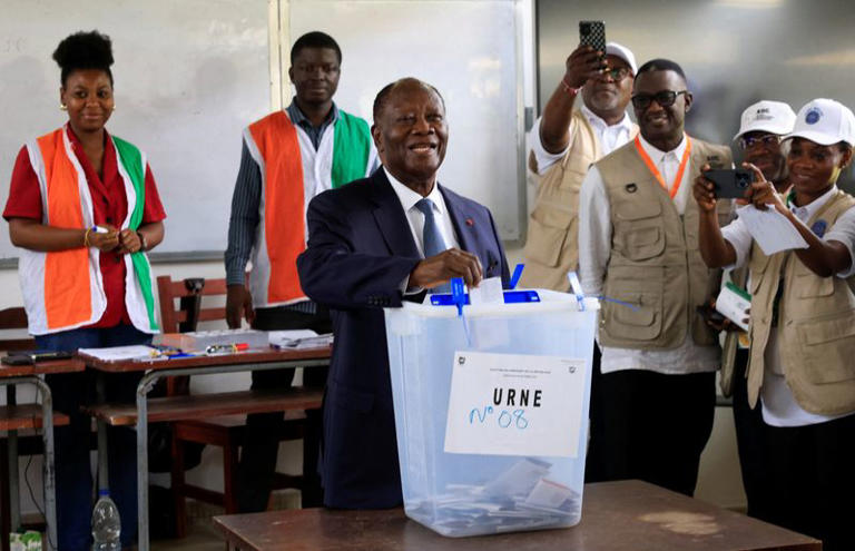Read more about the article Ouattara, the sitting president, confirmed as winner of the Ivory Coast election. By Ehud Jones