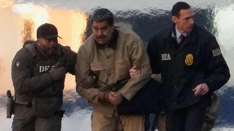 Read more about the article Maduro Transferred to New York for Legal Processing. By Kathy Moore