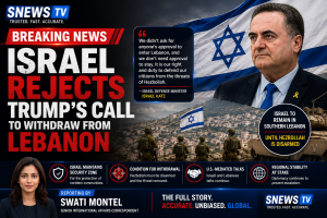 Read more about the article Israel rejects Trump’s call to withdraw from Lebanon. By Swati Montel.