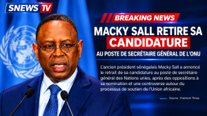 Read more about the article Former Senegal President Macky Sall Withdraws from Race for UN Secretary General. By Ehud Jones.
